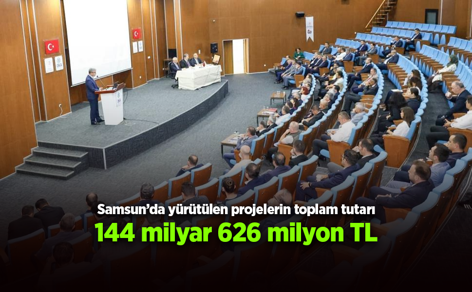 Samsun'da 417 Projelik Dev Yatırım Hamlesi: Toplam Tutar 144,6 Milyar TL