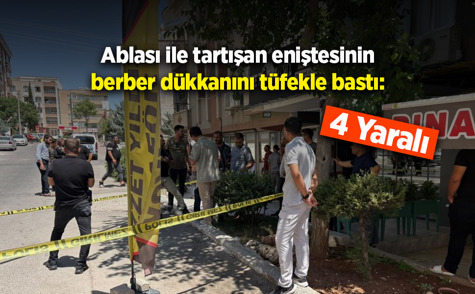 Aile Kavgası Kanlı Bitti: 4 Yaralı