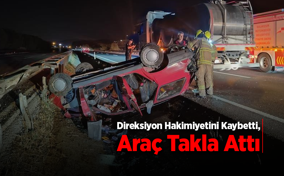 Tek Taraflı Kaza: 1'i Çocuk 5 Yaralı