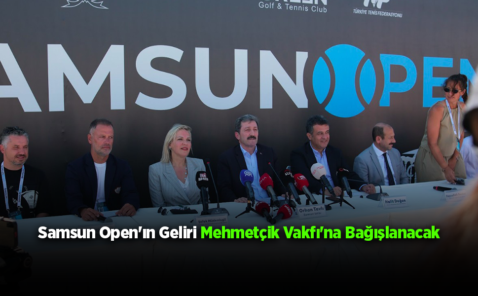 Uluslararası Samsun  Open ATP Challenger 50 Tenis Turnuvasında Spor ve Dayanışma Buluştu