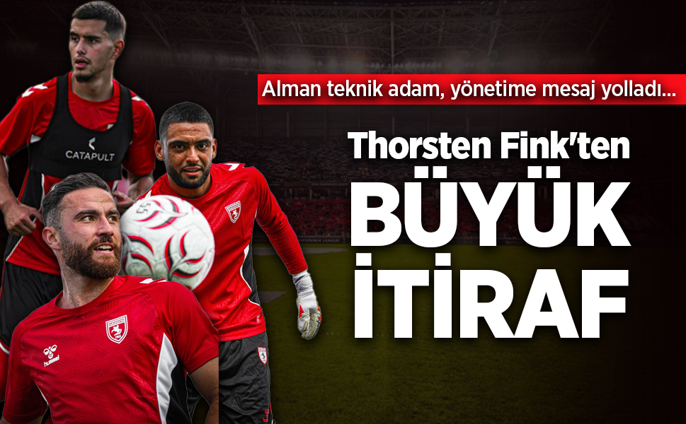 Alman teknik adam, yönetime mesaj yolladı... Thorsten Fink'ten BÜYÜK İTİRAF