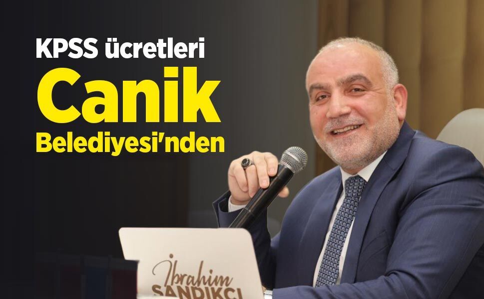 KPSS ücretleri Canik Belediyesi'nden