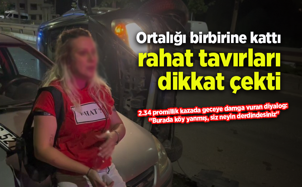 Ortalığı birbirine kattı rahat tavırları dikkat çekti