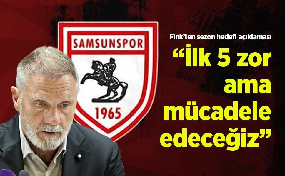 Fink’ten sezon hedefi açıklaması: “İlk 5 zor ama mücadele edeceğiz”