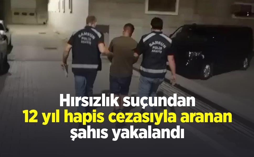Hırsızlık suçundan 12 yıl hapis cezasıyla aranan şahıs yakalandı