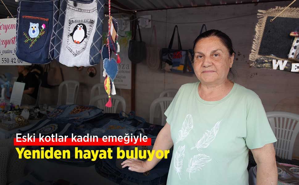 Eski kotlar kadın emeğiyle yeniden hayat buluyor