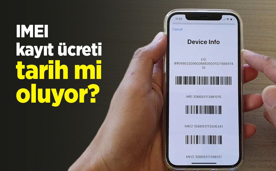 IMEI kayıt ücreti tarih mi oluyor?
