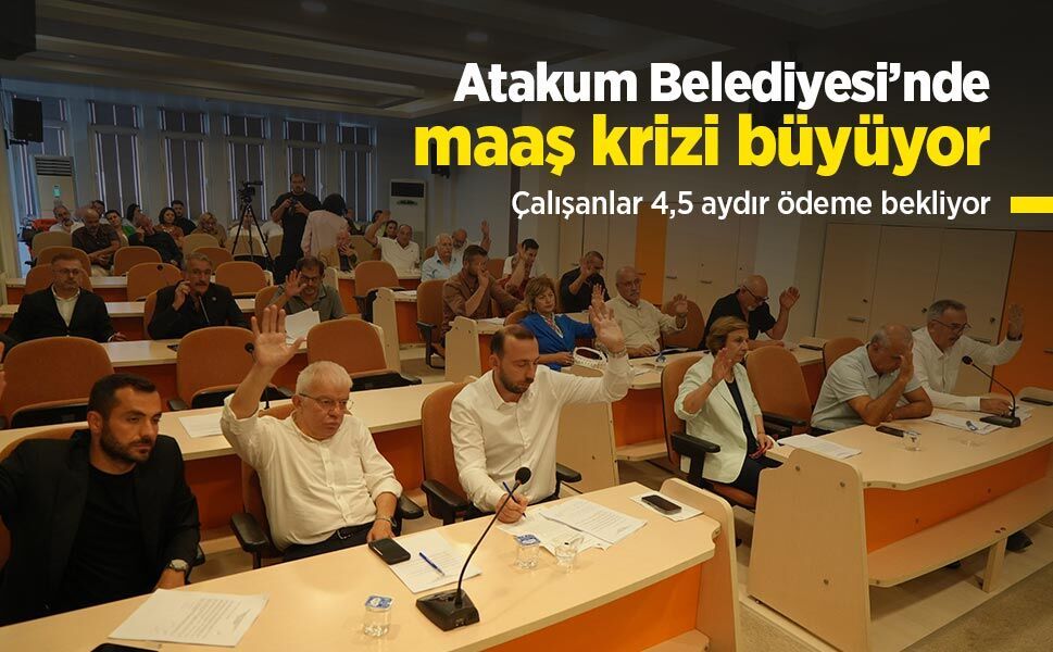 Atakum Belediyesi’nde maaş krizi büyüyor: Çalışanlar 4,5 aydır ödeme bekliyor