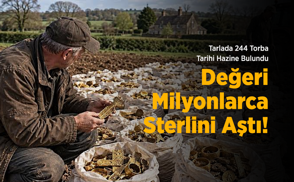 Tarlada 244 Torba Tarihi Hazine Bulundu: Değeri Milyonlarca Sterlini Aştı!