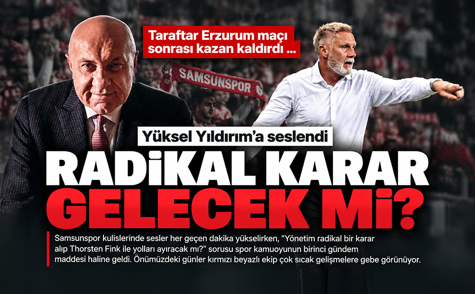 Taraftar kazan kaldırdı! Yüksel Yıldırım'a seslendi: Radikal karar gelecek mi?
