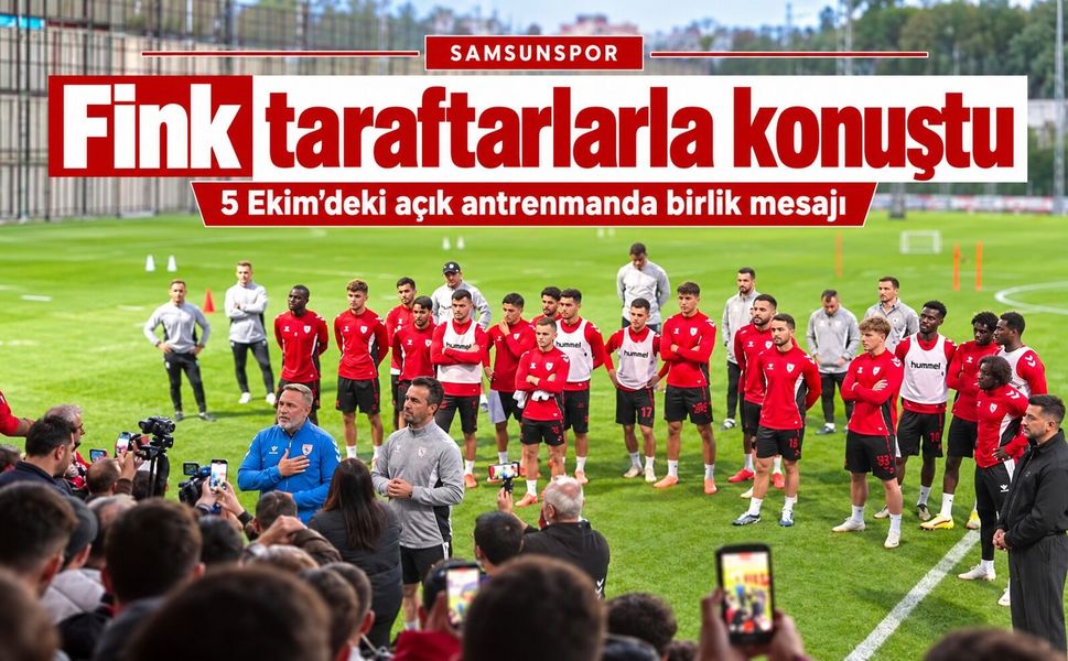 Thorsten Fink taraftarlarla yüz yüze konuştu! Trabzonspor maçı öncesi birlik mesajı