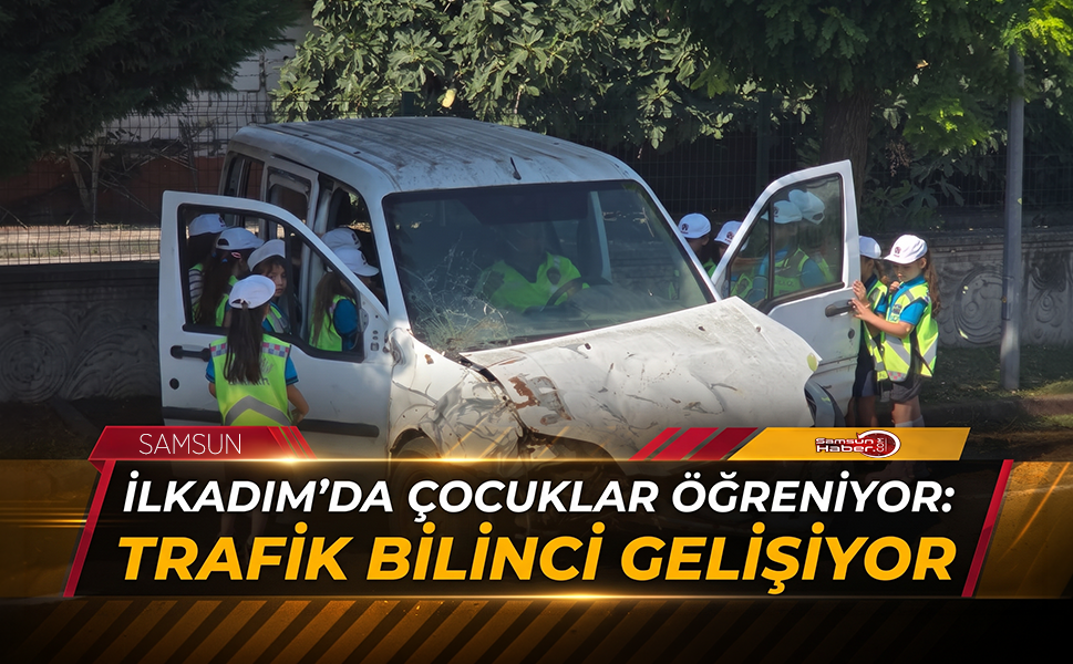 İlkadım'da çocuklar öğreniyor, trafik bilinci gelişiyor