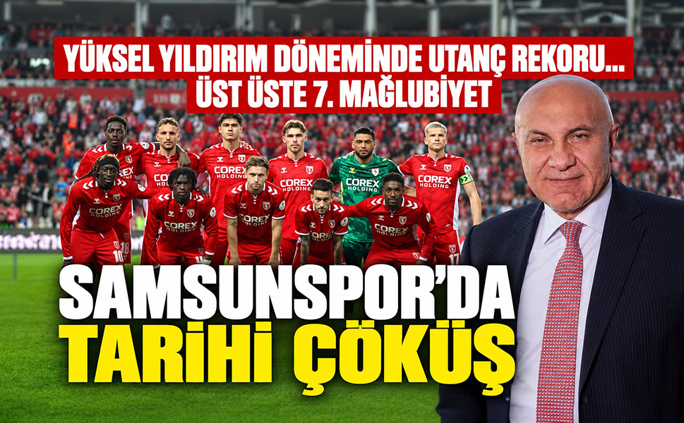 Yüksel Yıldırım döneminde utanç rekoru... Üst üste 7. mağlubiyet