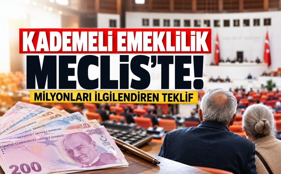Kademeli emeklilik Meclis'te! Milyonları ilgilendiren teklif