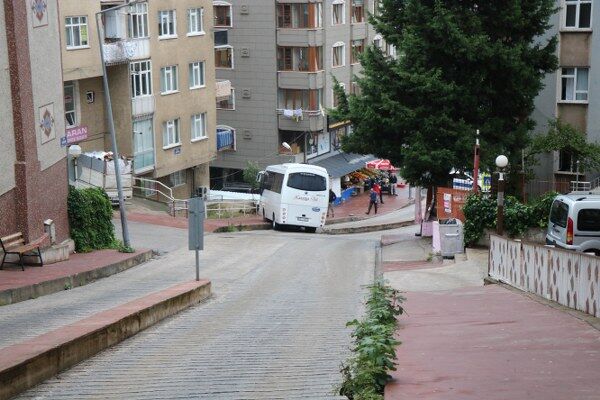 Samsun'da tehlikeli yokuşta yine kaza! - Samsun Haber | Samsun Son Dakika  ve Samsunspor Haberleri