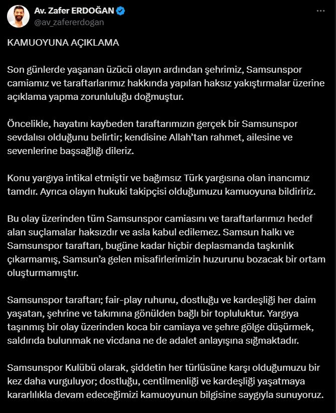 S A M S U N S P O R I C R A K U R U L U U Y E S I E R D O G A N S A 896462 266315