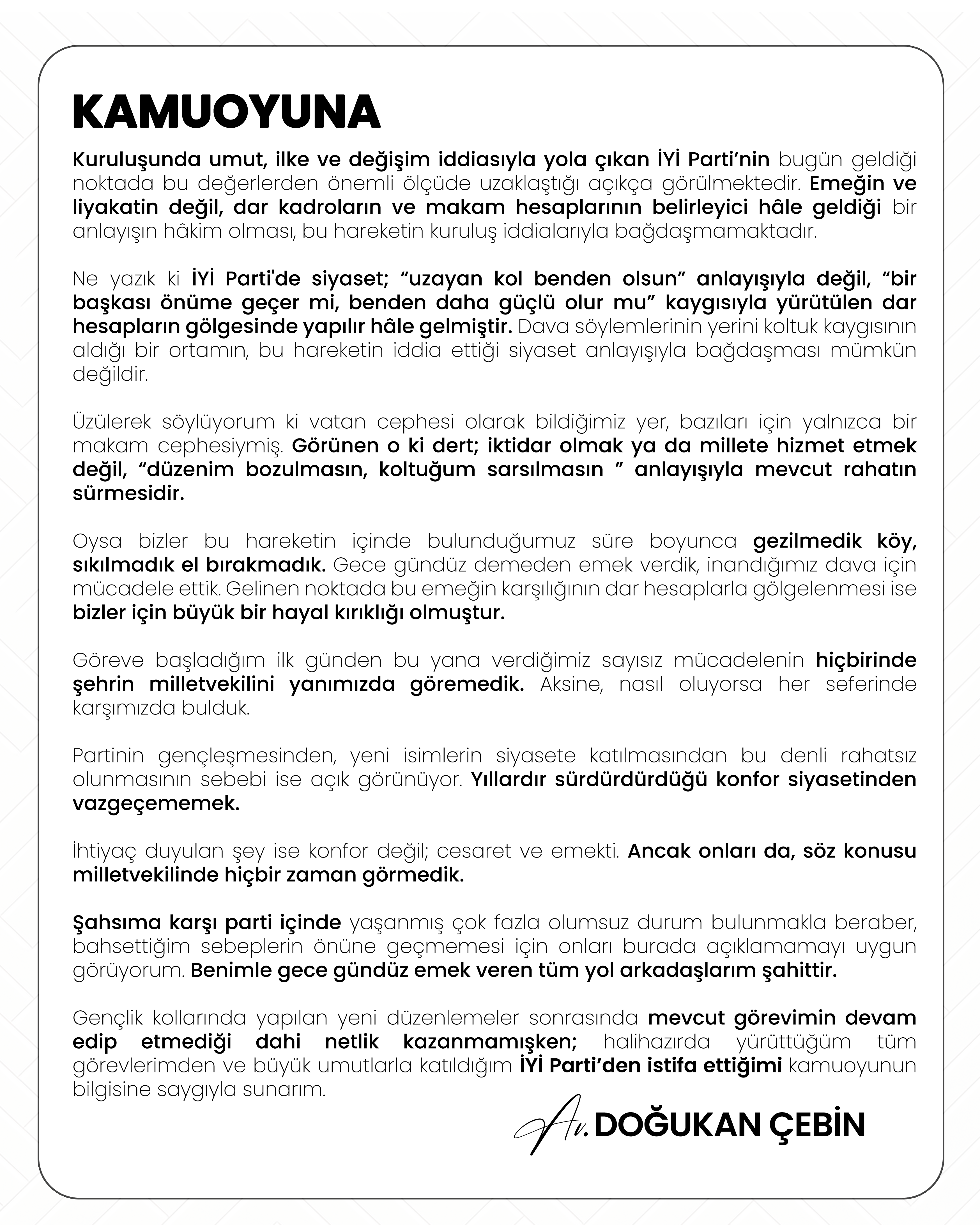 Doğukan Açıklama